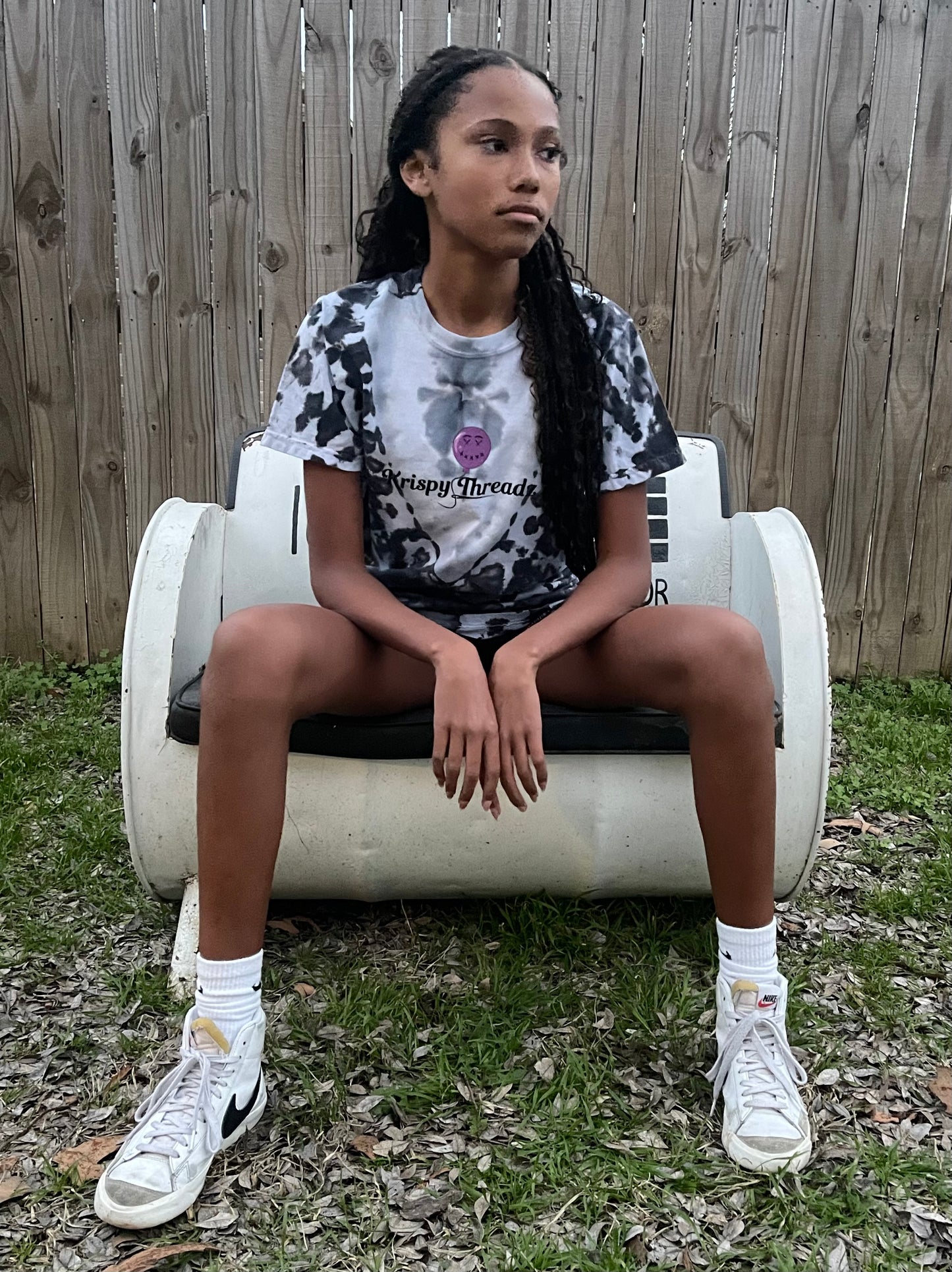 Krispy Threadz Tie Dye T-Shirt 6.1 oz., 100% ring spun USA cotton